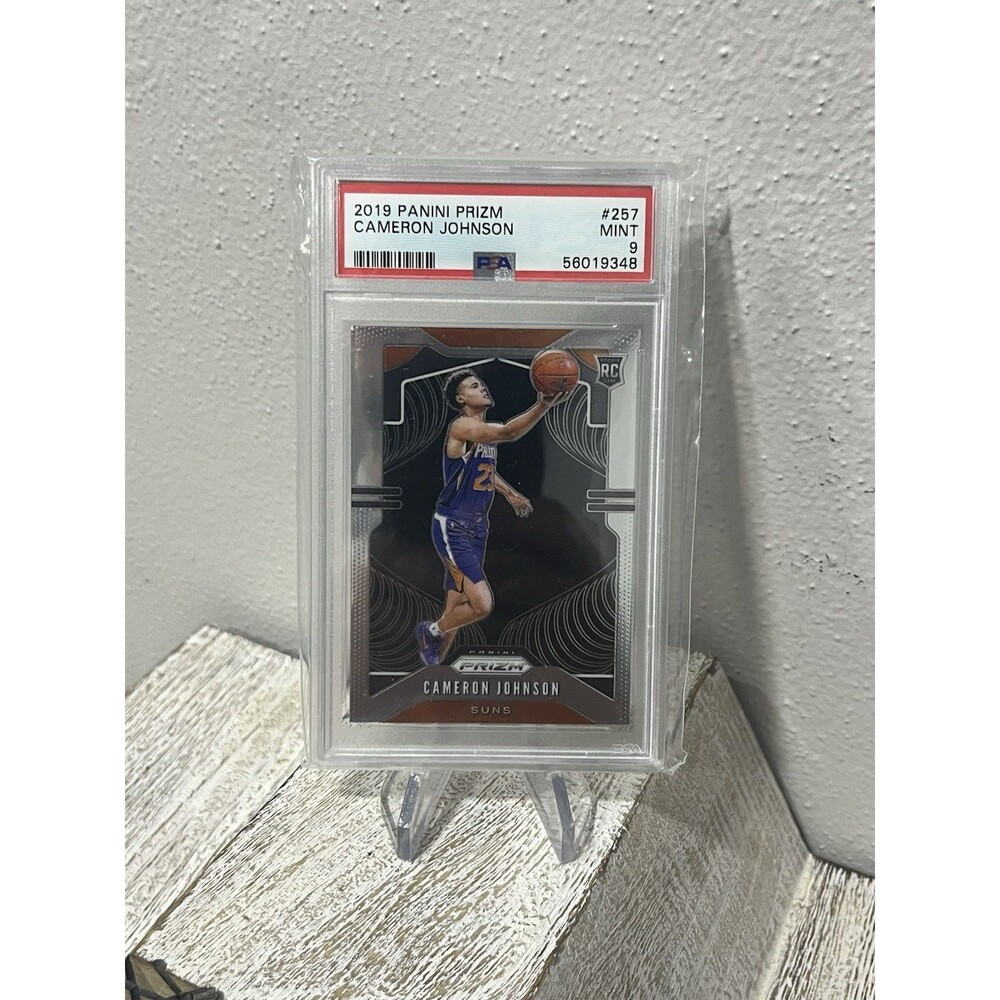 Cameron Johnson 2019 Panini Prizm #257 Rookie RC PSA 9 MINT Phoenix Suns